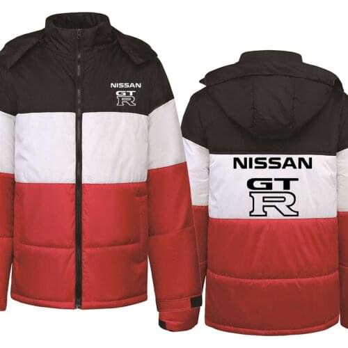 NEW Winter Fashion Men Hoodies GTR Car Logo Print Hoodies Cotton clothes Plus velvet thickening Mens zipper Jacket Sweatshirts