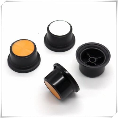 2 Pieces Plastic Flower Shaft Knob Diameter 35mm Height 19mm Potentiometer Encoder Knob Gear Shaped Inner Hole 6mm