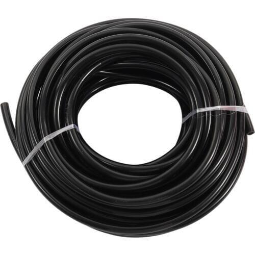 20M Black 4*6 PU Pipe Misting Spray System Soft Tube Irrigation Watering Hose aquarium Fish tank Air Tube Pneumatic Accessories