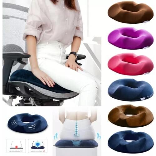 Seat Cushion Comfort Memory Foam Cushions Anti Hemorrhoid Massage Pillow Chair Cushion For Pregnant Women Home Car Office Chair