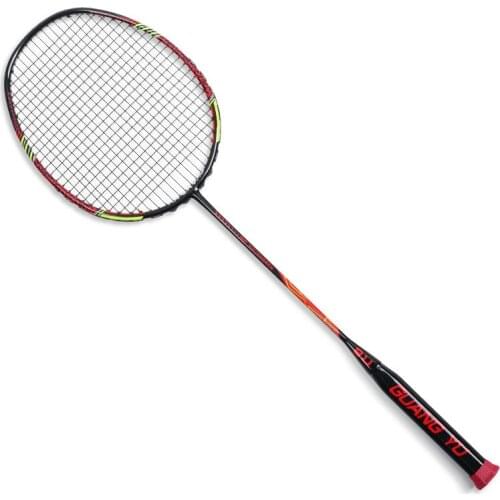 Professional Max Tention 35 LB Ultra Light 9u 58G Badminton Racket Super Carbon Fiber Offensive Racket Speed Movement