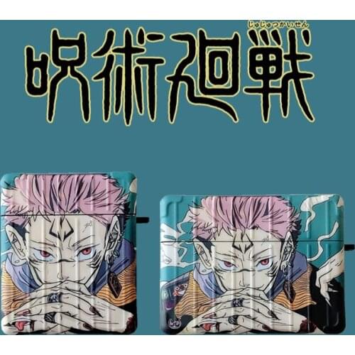 Agrotera Silicone Case Compatible with AirPods Pro 1 2 3 Jujutsu Kaisen Itadori Yuji Ryomen Sukuna
