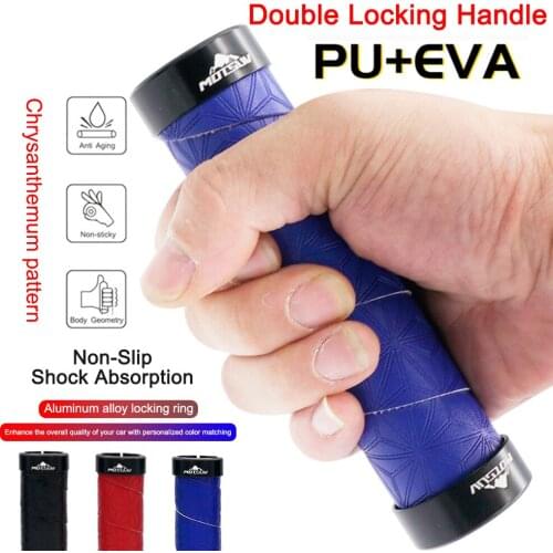 Mountain Road Bike Handlebar Grip Cover Replacement Double-Locked MTB Cycling Handlebar Grips Covers Bicycle Parts