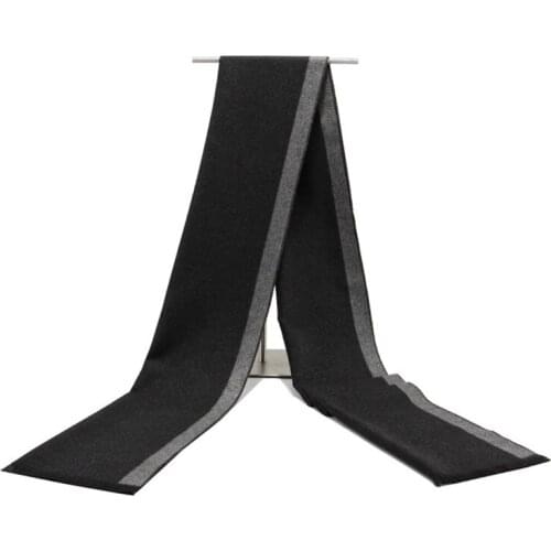 Winter warm scarf men wool Tassel double Fine stripe Scarves men winter new Fashion Cashmere Scarf for Men Shawls and wraps