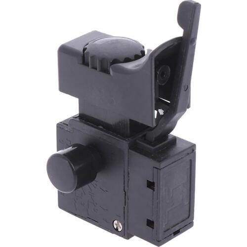 1PC FA2-6/1BEK Lock On Power Tool Electric Drill Speed Control Trigger Button Switch 6(6)A 250V 5E4