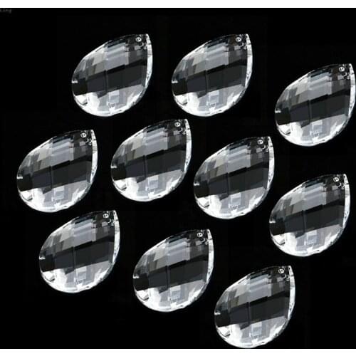 1pc Grid Clear Chandelier Glass Lamp Prisms Parts Hanging Drops Pendants 38mm for Home decor items