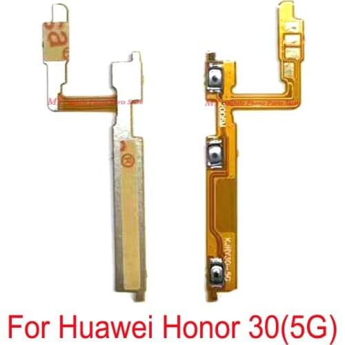 10 PCS New Power ON OFF Volume Switch Side Key Buttons Flex Cable For Huawei Honor 30 5G Volume Power Flex Cable Repair Parts
