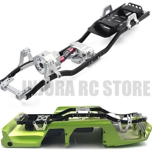 12.3inch 313mm Wheelbase Frame Chassis for 1/10 RC Rock Climbing Car Axial SCX10 & SCX10 II 90046 90047 Upgrade Parts