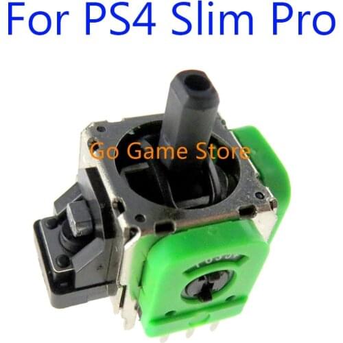 2pcs for Sony PlayStation 4 PS4 Slim Pro 3D Rocker Analog Joystick Replacement Green