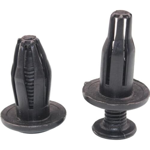 20Pcs 10mm Hole Auto Fasteners Fender Bumper Plastic Rivet Retainer Push Engine Cover Car Door Trim Panel Clips For Toyota Chery