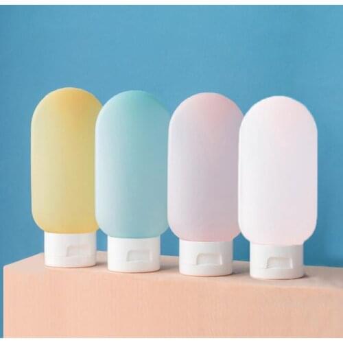 24Set/Lot 3Pcs/Set 60ML PP Skin Care Portable Empty Lotion Spray Bottle Shower Gel Shampoo Travel Sub Bottle HA2489