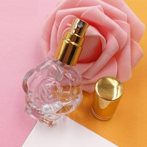 3pc/lot Empty Spray Bottle 11ml Cosmetic Makeup Containers Spray Bottle Rose Glass Spray Bottle Travel Atomizer Perfume Portable