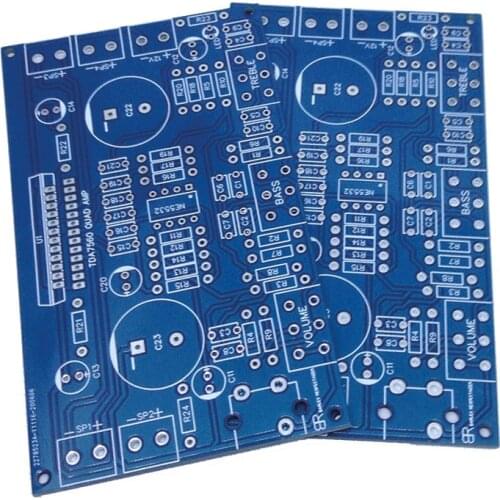 4x45 Watt And Tone Control Features TDA7560 Quad Amplifier Deep Bass