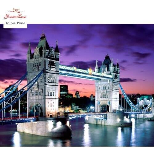 Diamond Painting Full Square 5D Diy Daimond Embroidery Diamant Mosaic Sale Displasy Broderie Diamant Tower Bridge of London 01