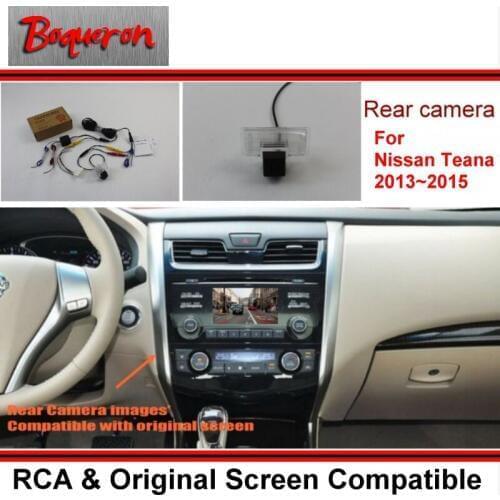 Car Rear View Camera / Back Up Reverse Camera Sets For Nissan Teana 2013 014 2015 / RCA & Original Screen Compatible