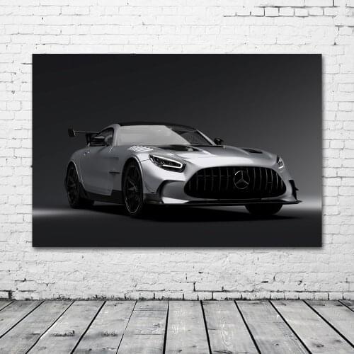 Supercar A M G GTs Automotive Car Vehicle Posters Home Decor Wall Art Canvas Printed Room Decoration