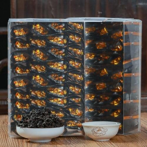 Oil Cut Black Oolong Tea Carbon Technology Health-keeping Tea Weight-Losing and Body-Losing Beauty and Face-Raising Tea 32 bags