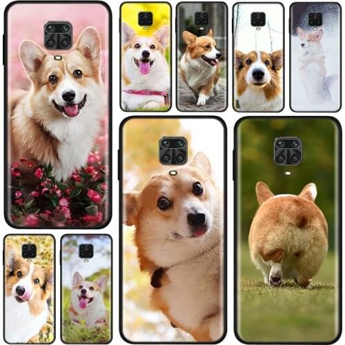 Silicone Cover Corgi With Short Legs For Xiaomi Redmi Note 10 10S 9 9C 9S Pro Max 9T 8T 8 7 6 5 Pro 5A 4X 4 Phone Case