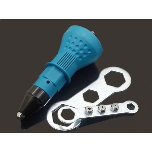 Electric Rivet Nut Gun Cordless Riveting Drill Adapter Riveting Tool Insert Nut Tool Multifunction Tool Accessories Nail Auto