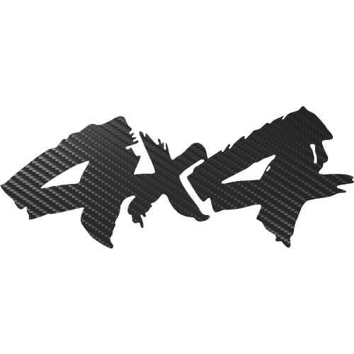 HungMieh 13.5*5.5cm 4X4 Off Road Sticker On Car Carbon Fiber Vinyl 3D Car Stickers and Decals for Auto Motorcycle Car Styling