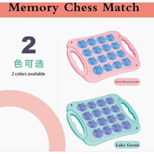 Memory Chess Match Montessori Toys Puzzle Memory Logic Training Toy Table Game Tool Child Parent Interaction Game Preschool Gift