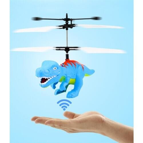 Induction Dinosaur Aircraft Mini Drone Infrared Sensing Hand Sensor RC Helicopter Flying Toys Animal Model Gift Toy for children