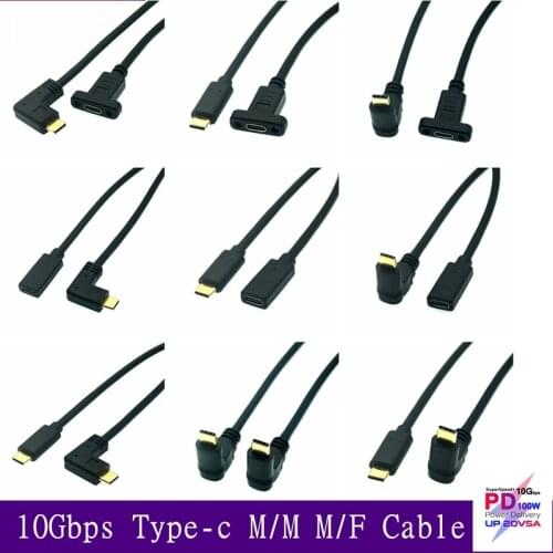 5A Type C Cable USB 3.1 Gen 2 C To C PD 100W Data 10Gbps 4K HD For Macbook Samsung S10 Quick Charge 4.0 Fast Charging USB-C Cord