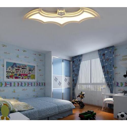 Creative eye protection childrens room lamp Modern minimalist LED bedroom ceiling lamp childrens lighting bat lamp led light