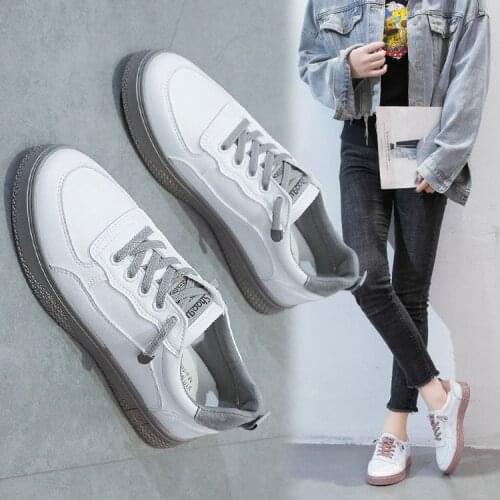 Small white shoes lovers fashion all-match single shoes female solid color platform single shoes personality trend durable hot