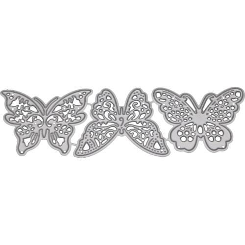 3pcs butterfly Metal Cutting Dies For DIY fustelle metalliche per scrapbooking Decor Beautiful Embossing stamps and dies new