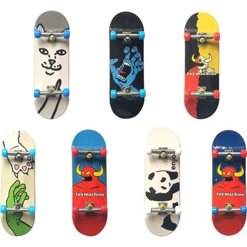 Mini Cute Complate Fingerboard Finger Skate Board Kids Toys Birthday Gift