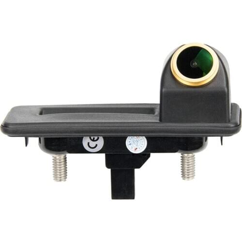 Misayaee for Skoda Roomster Fabia Octavia Yeti Rapid Superb Audi A1 A4L A3 Golden HD Car Trunk Handle Parking Rear View Camera