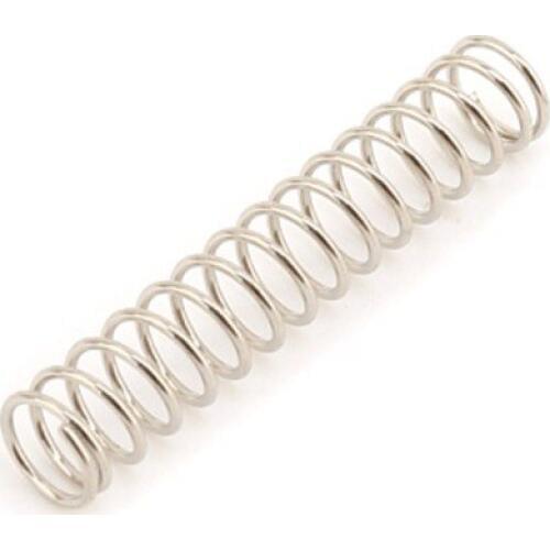 Musiclily 4.7x24mm Guitar Humbucker Pickup Round Springs, Chrome (20 Pieces)