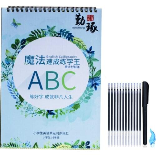 New 1pcs/set 3-6 Grade Primary School Pupils English Copybook Children Exercises Calligraphy Practice Copybook Children Kids