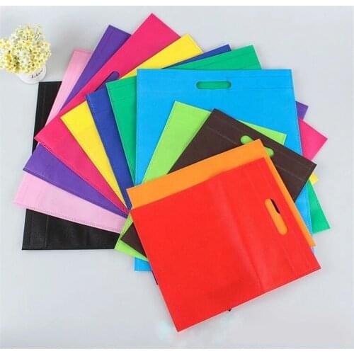 Wholesale 500pcs/lot custom printed logo non woven bag/custom tote reusable shopping bag/advertising bags eco bag