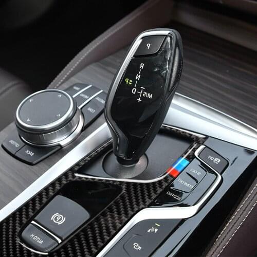 It Is Suitable For 18 BMW 5 Series The Carbon Fiber G38 Interior Refitted 528li530li540li Gear Panel
