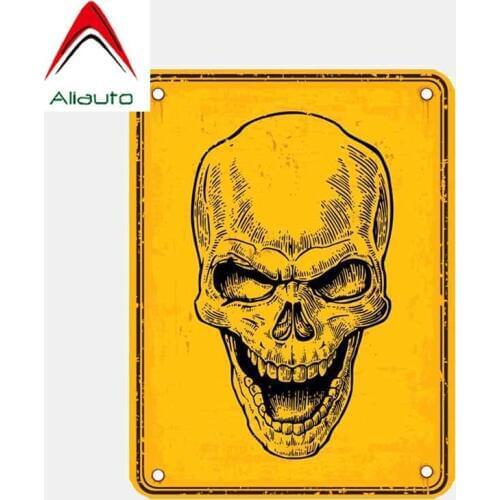 Aliauto Warning Signs Car Sticker In Kind Reflective Vinyl Decal Cover Scratches for Passat Golf 7 Kia Sportage Kia,13cm*10cm