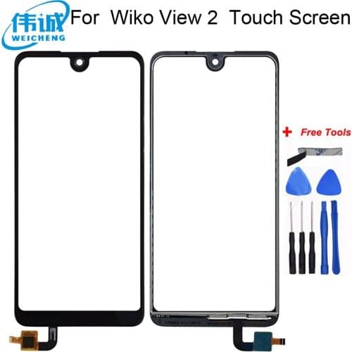 Mobile Touch Glass TouchScreen For Wiko View 2 Touch Screen Glass Digitizer Panel Lens Sensor For Wiko w_c800 Tocuh View Prime