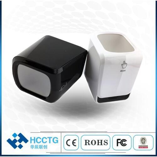 Barcode 2D QR IP42 USB CMOS Reading Image Platform Desktop Screen Desktop Barcode Scanner HM-6