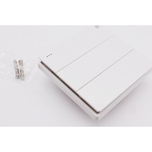 Songzhi switch socket type 86 dual-control switch household three-open dual-control large rocker wall light switch panel