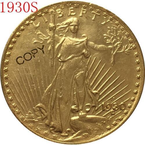 USA 1930-S $20 St. Gaudens Coin Copy