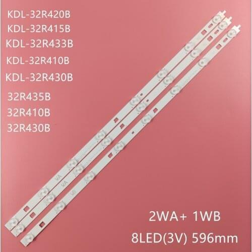 3pcs LED backlight for Sony KDL-32R415B KDL-32R433B 32R435B 32R410B KDL-32R420B 32R430B LG INNOTEK 32INCH WXGA NDSOEM WA WB