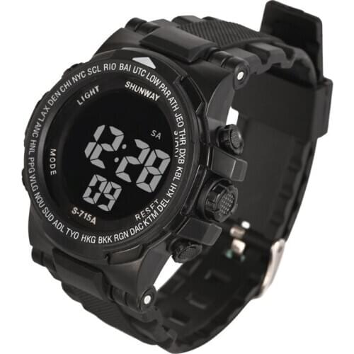 UTHAI CE16 men‘s sport digital watch electronic watches for men male wristwatch clock LED nightlight stopwatch