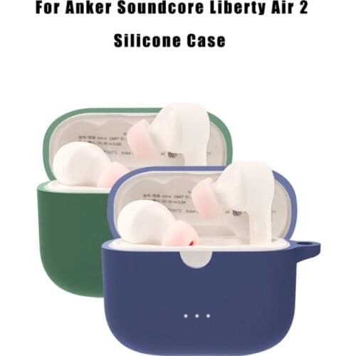 Case Protective Skin for-Anker -Soundcore Liberty Air 2 Earbud Charging Case Anti-dust & Shockproof Soft Silicone Case
