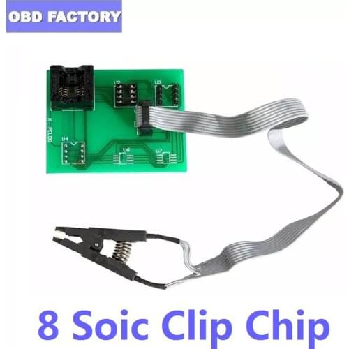 SOIC 8 PIN SOP8 Test Clip for Xprog V5.55 X-PROG V5.84 XPROG M V6.12 X PROG V6.17 X-PROG M V6.26 New Soic 8 Clip for Orange5/UPA