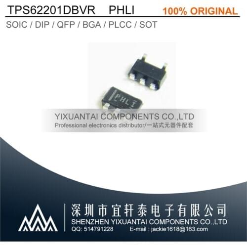 10pcs/lot 50pcs 100pcs Free shipping 100% original TPS62201DBVR TPS62201 62201 PHLI SOT23-5