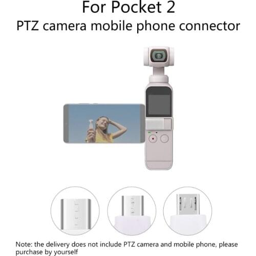 Smartphone Adapter Phone Type-C/-android Positive/Reverse Connector Interface Compatible with Osmo Pocket 2 Gimbal Camera