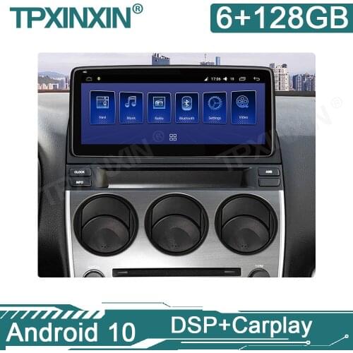 Car Radio Android 10.0 For Mazda 6 2004-2015 Auto Stereo Multimedia Player Navigation GPS Carplay Head Unit No 2 din