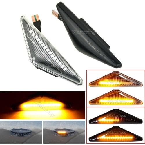 Side Marker Turn Signal Light For Ford Focus MK1 1998-2004 Dynamic Repeater Sequential Lamp For Mondeo MK3 2000-2007