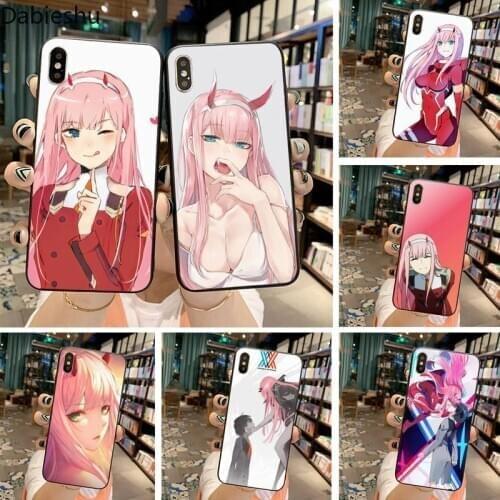 Zero Two Darling in the FranXX Anime Phone Case Hull for iphone 12 pro max 11 pro XS MAX 8 7 6 6S Plus X 5S SE 2020 XR case